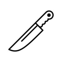 cuchillo icono vector diseño modelo sencillo y limpiar