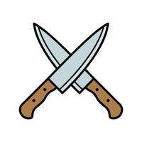 knife icon vector design template simple and clean