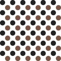 Brown and black dot pattern background. Polkadot. Dot background. Seamless pattern. for backdrop, decoration, Gift wrapping vector