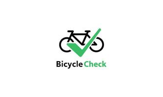 Bicycle  silhouette logo design Pro Vector