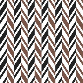 marrón y negro espina de pescado modelo. espina de pescado vector modelo. sin costura geométrico modelo para ropa, envase papel, fondo, fondo, regalo tarjeta.