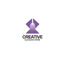 Artist logo design vector