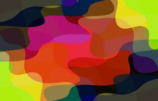 Colorful Abstract Groovy background design vector