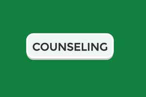 new counseling modern, website, click button, level, sign, speech, bubble  banner, vector