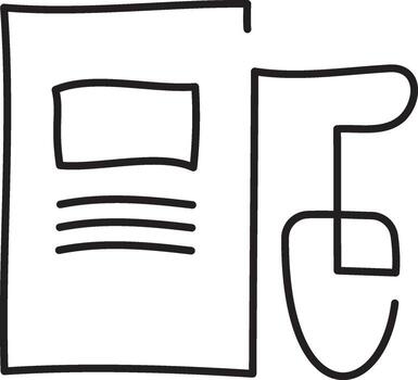 vector documento. información datos. aprendizaje en línea vector ilustración en blanco antecedentes.