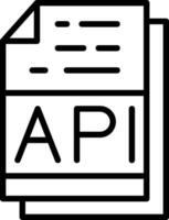 Api Vector Icon Design