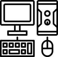 diseño de icono de vector de computadora