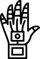 Glove Vector Icon Design