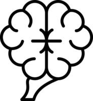 Human brain Vector Icon Design