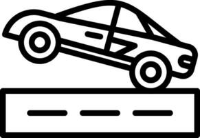 Drag racing Vector Icon Design
