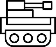 Tank Vector Icon Design