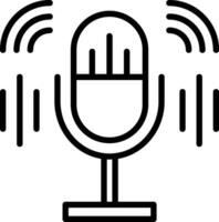 Podcast Vector Icon Design