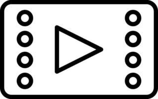 Video player Vector Icon Design