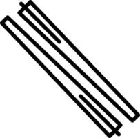 Chopsticks Vector Icon Design