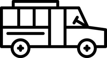 School bus Vector Icon Design