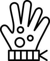 Glove Vector Icon Design