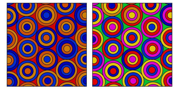 resumen geométrico ilustración con círculos.moderno resumen diseño, interior y otro los usuarios vector