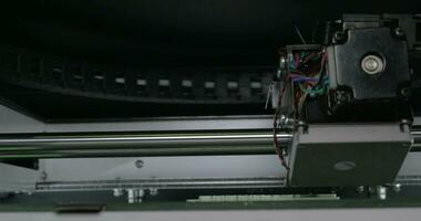 Internal print mechanism of 3D printer video