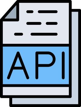 Api Vector Icon Design