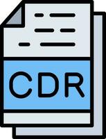 Cdr File Format Vector Icon Design