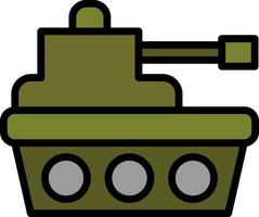 Tank Vector Icon Design