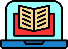 Digital book Vector Icon Design