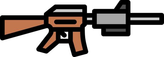 diseño de icono de vector de rifle