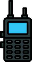 Walkie talkie Vector Icon Design