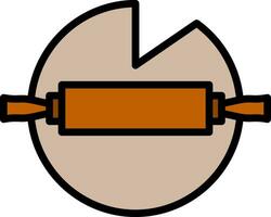 Rolling pin Vector Icon Design