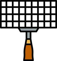 Grilling basket Vector Icon Design