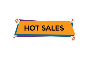 new hot sales modern, website, click button, level, sign, speech, bubble  banner, vector