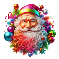 Père Noël claus clipart, Noël ornement, génératif ai png