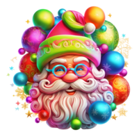Santa Claus Clipart, Christmas Ornament, Generative AI png
