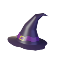 Witch hat in purple color png