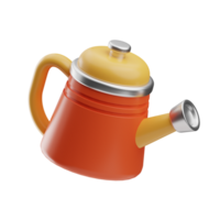 farming and harvest Watering Can 3d illustration png