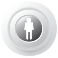 Button with male symbol. png