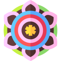 diseño de icono de mandala png