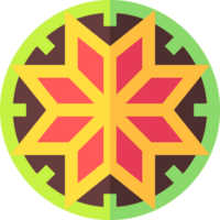 diseño de icono de mandala png