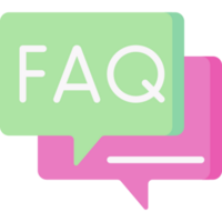 FAQ icoon ontwerp png