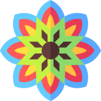 desenho de ícone de mandala png