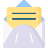 diseño de icono de correo png