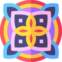 diseño de icono de mandala png