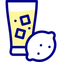 diseño de icono de limonada png