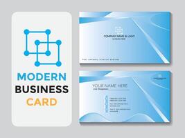 Vector creative modern professional business card template design