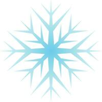 Snowflake icon vector in the cold season. Snowflake  design as an icon, symbol, winter or Christmas decoration. Snowflake icon graphic resource for cold season celebration design