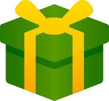 regalo caja icono vector para Navidad celebracion. regalo diseño como un icono, símbolo, invierno o Navidad decoración. regalo presente icono gráfico recurso para frío temporada evento diseño