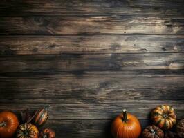 Halloween composition with copy space AI Generative photo