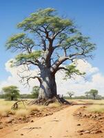 Tree of life in the nature, background wallpaper, photo