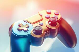 Modern video game controller photo