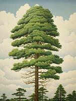 Tree of life in the nature, background wallpaper, photo
